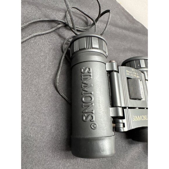 Simmons Compact Binoculars 8x21 Black With Carrying Case Lightweight & Durable D - Picture 2 of 8